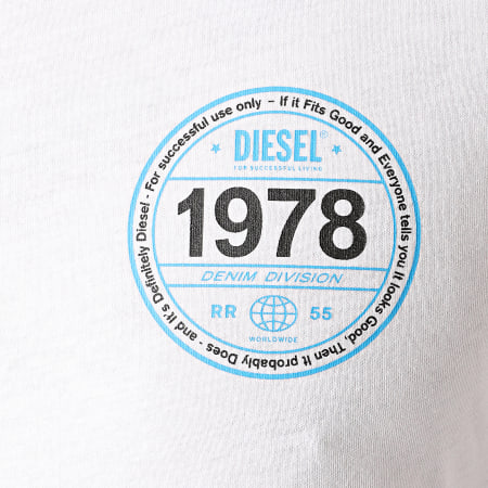 Diesel - Tee Shirt Manches Longues Diegos K42 A00837-0AAXJ Blanc