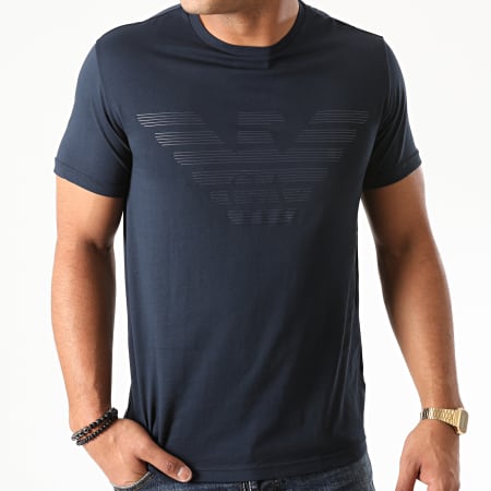 Emporio Armani - Tee Shirt Organic 111019 Bleu Marine