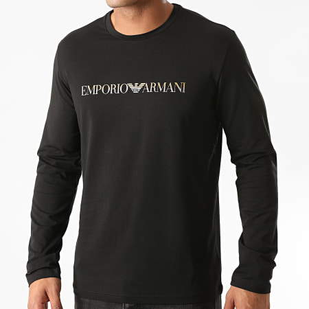 Emporio Armani - Tee Shirt Manches Longues 111653-0A595 Noir