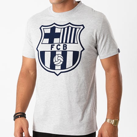 FC Barcelona - Tee Shirt B20003C Gris Chiné