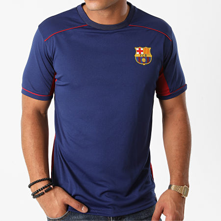 FC Barcelona - Tee Shirt B20009C Bleu Marine Bordeaux