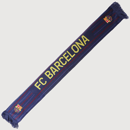 FC Barcelona - Coffret Bonnet Et Echarpe B20023 Bleu Marine