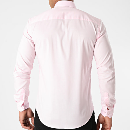 LBO - Chemise Manches Longues Slim Fit 1420 Rose Pale