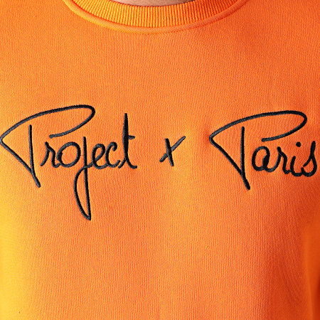 Project X Paris - Sudadera Cuello Redondo 1920009 Naranja