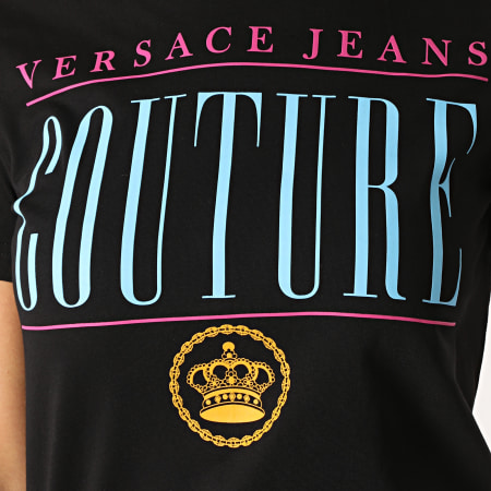 Versace Jeans Couture - Tee Shirt Femme B2HZB7VI-30331 Noir