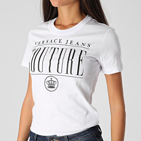 Versace Jeans Couture - Tee Shirt Femme B2HZB7TM-30319 Blanc