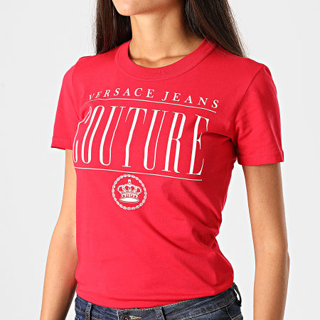 Versace Jeans Couture - Tee Shirt Femme B2HZB7TM-30319 Rouge