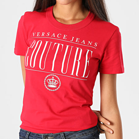 Versace Jeans Couture - Tee Shirt Femme B2HZB7TM-30319 Rouge