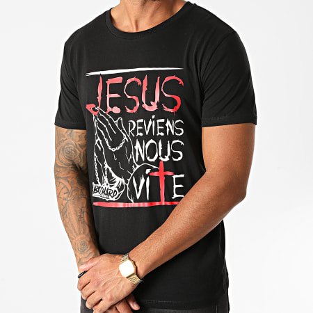 25G - Tee Shirt Jésus Noir