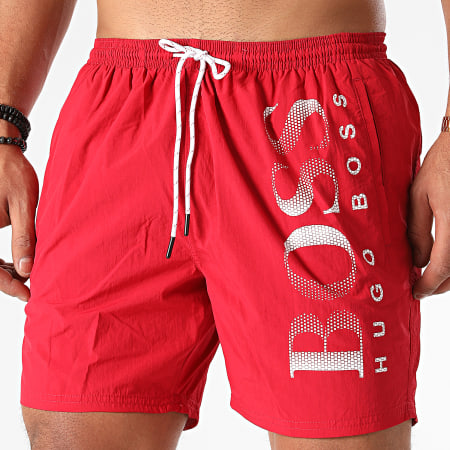BOSS - Short De Bain Octopus 50371268 Rouge