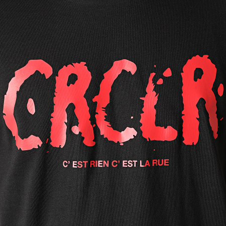 C'est Rien C'est La Rue - Camiseta New Logo Negro Rojo