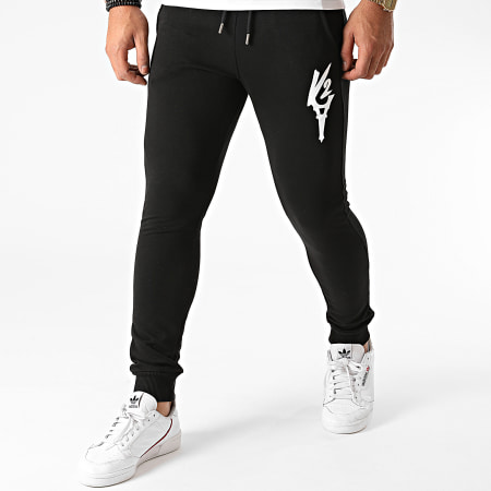 Da Uzi - Pantalon Jogging Logo Noir Blanc