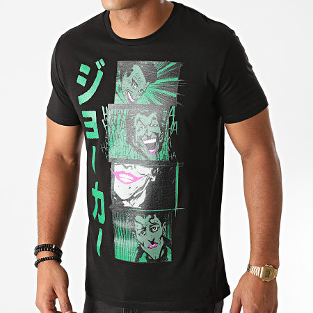 DC Comics - Tee Shirt Joker Comics Noir