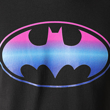 DC Comics - Maglietta Batman Gradient Logo Nero