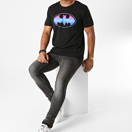 DC Comics - Tee Shirt Batman Gradient Logo Noir