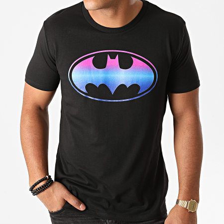 DC Comics - Maglietta Batman Gradient Logo Nero