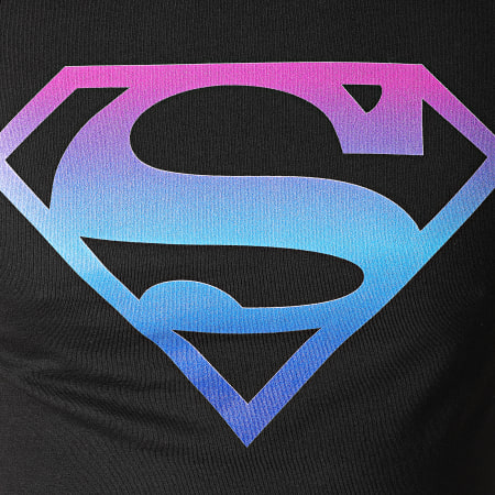 DC Comics - Tee Shirt Superman Gradient Logo Noir