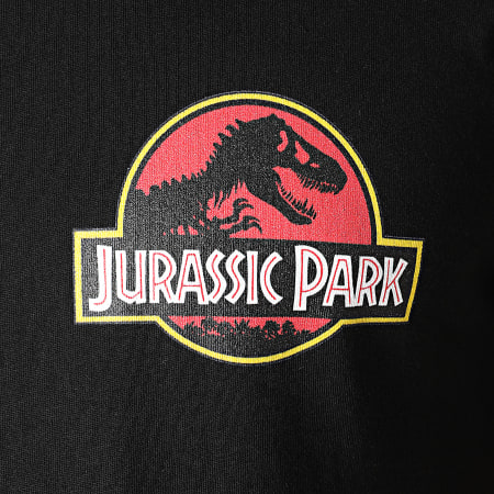 Jurassic Park - Tee Shirt Jurassic Park Splatter Back Noir
