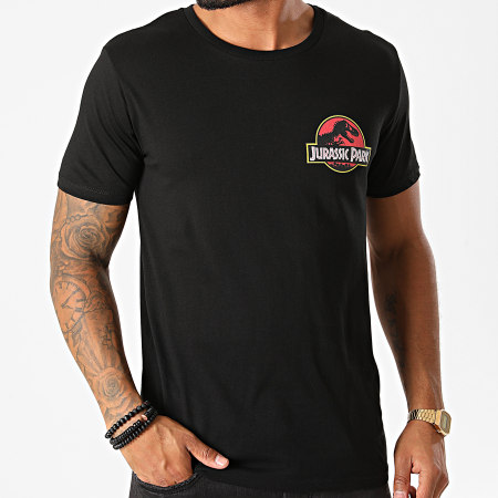 Jurassic Park - Tee Shirt Jurassic Park Splatter Back Noir
