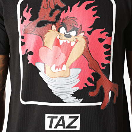 Looney Tunes - Camiseta negra Taz