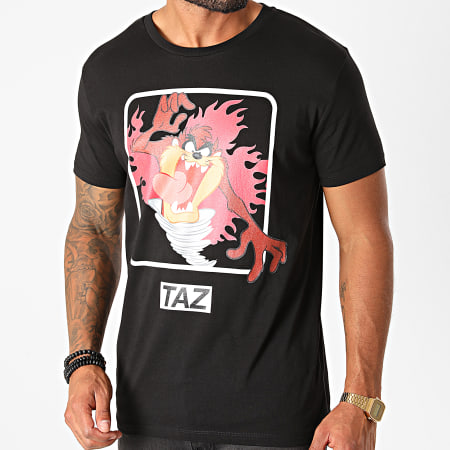Looney Tunes - Camiseta negra Taz