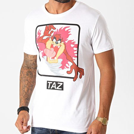 Looney Tunes - Tee Shirt Taz Blanc