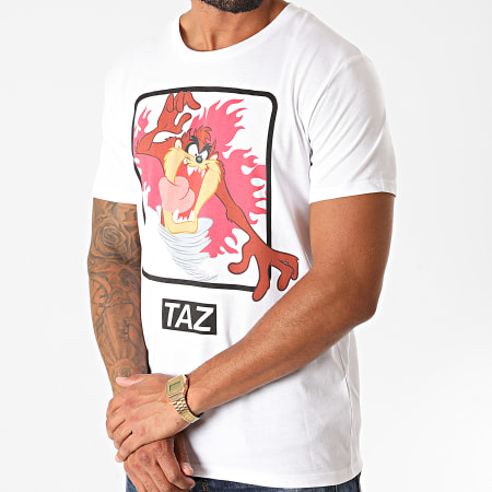 Looney Tunes - Tee Shirt Taz Blanc