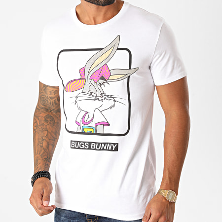 Looney Tunes - Tee Shirt Bugs Bunny Blanc