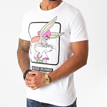 Looney Tunes - Tee Shirt Bugs Bunny Blanc
