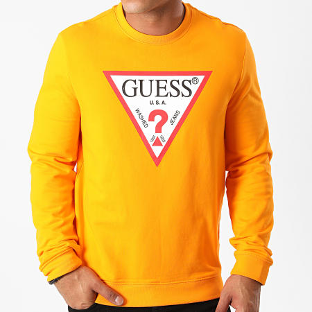 Guess - Sweat Crewneck M0BQ37K7ON1 Orange