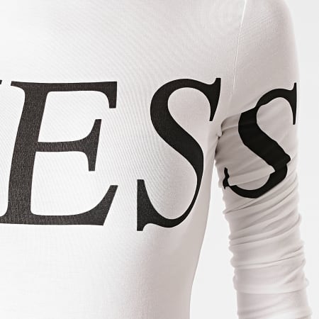 Guess - Body Tee Shirt Manches Longues Femme W0BP04K68D2 Blanc