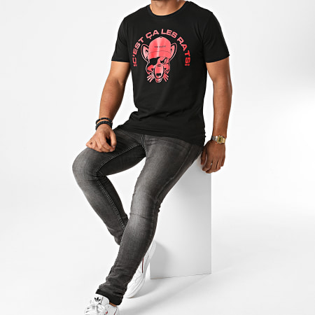 L'Allemand - Camiseta Ratas Rojas Negras
