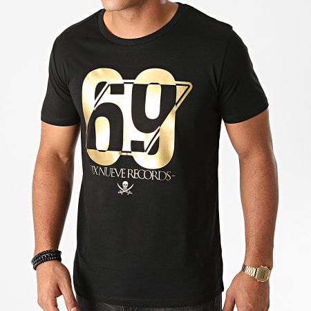 L'Allemand - Tee Shirt 69 Noir Or