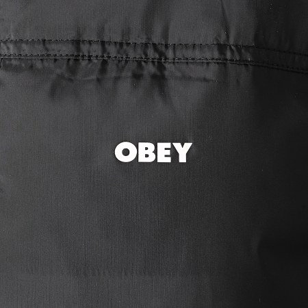 Obey - Doudoune Capuche Fellowship Noir