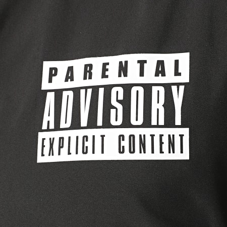 Parental Advisory - Cortavientos Logotipo Negro