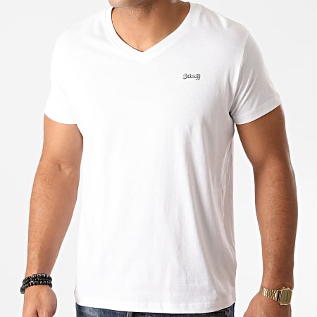 Schott NYC - Tee Shirt Basic Blanc