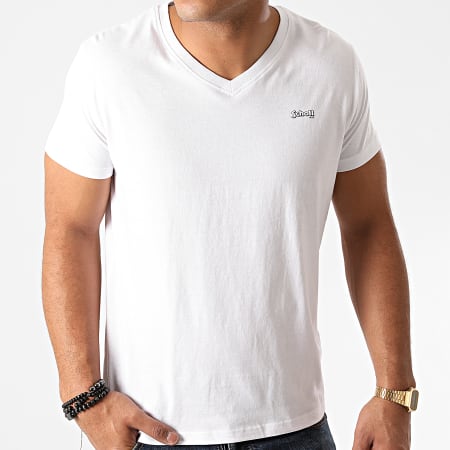 Schott NYC - Tee Shirt Basic Blanc
