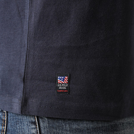 US Polo ASSN - Tee Shirt Manches Longues Sunwear USPA Bleu Marine