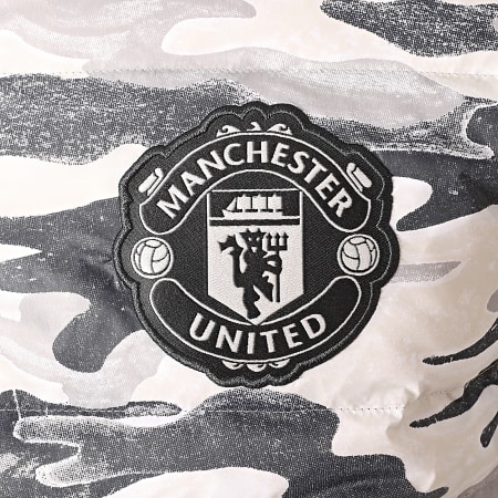 Adidas Performance - Doudoune Manchester United FC FR3866 Beige Bleu Marine Camouflage