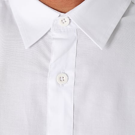 SikSilk - Chemise Manches Longues Standard Collar 17412 Blanc