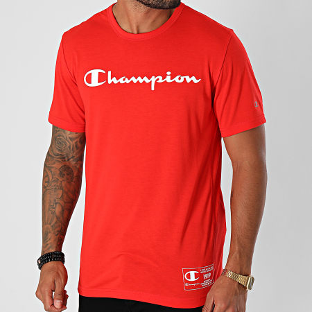 Champion - Tee Shirt Performance 214908 Rouge
