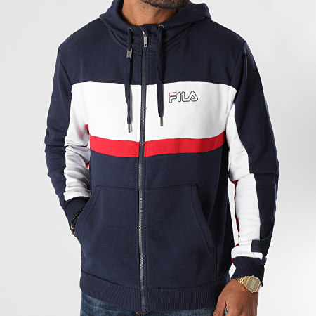 Fila Sweat Zipp Capuche Lauro 683180 Bleu Marine Ryses
