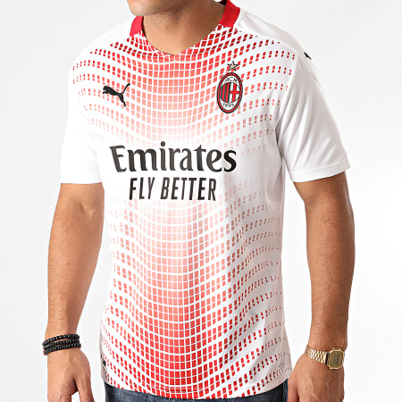 Puma - Tee Shirt De Sport AC Milan Away Replica 757278 Blanc