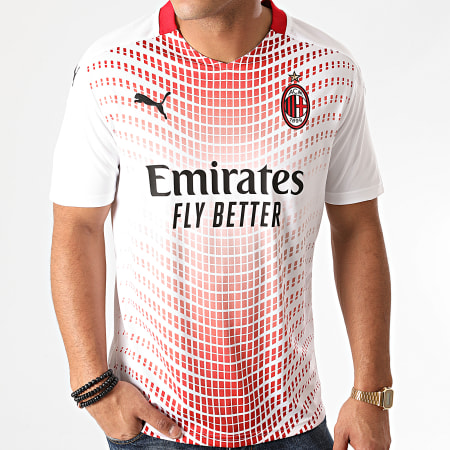 Puma - Tee Shirt De Sport AC Milan Away Replica 757278 Blanc