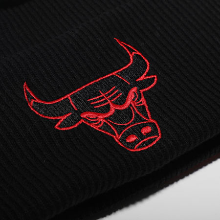 New Era - Bonnet Wordmark Cuff Knit 12489919 Chicago Bulls Noir