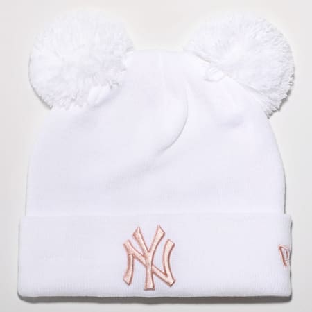 New Era - Bonnet Femme League Essential Double 12489944 New York Yankees Blanc