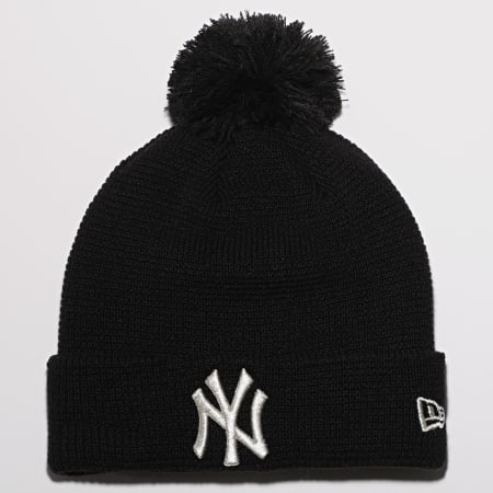 New Era - Bonnet Femme Bobble Cuff Knit 12489961 New York Yankees Noir