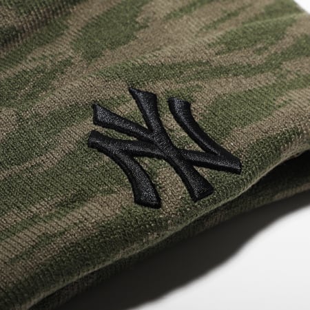 New Era - Bonnet Camo Cuff Knit 12490317 New York Yankees Vert Kaki Camo