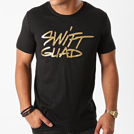 Swift Guad - Tee Shirt Feltpen Noir Doré