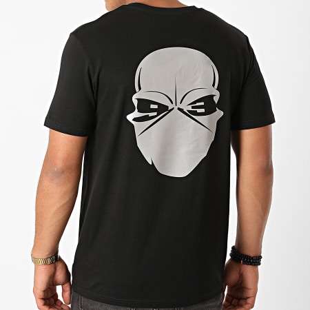 Untouchable - Tee Shirt Logo Réfléchissant Noir